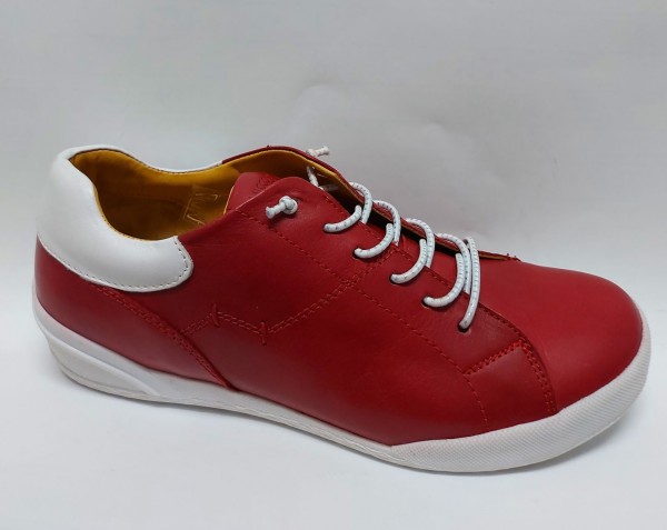 MICCOS Damen Schuhe Schnürschuhe Leder 207987 rot