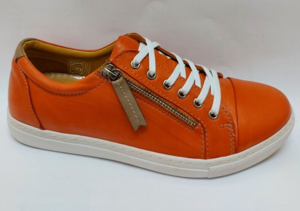 MICCOS Damen Schuhe Schnürschuhe Leder 207880 orange